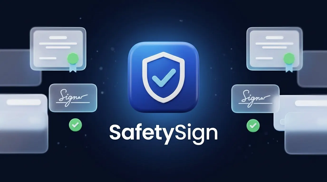 SafetySign - מסמכים חתומים ומאושרים